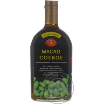 Golden kings of Ukraine soya unrefined oil 350ml - buy, prices for MegaMarket - photo 1