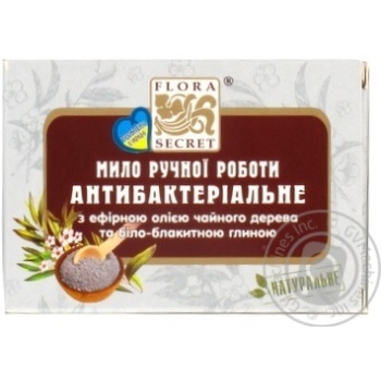 Мило Flora Secret Антибактеріальне 75г купить, цены на МегаМаркет - фото 1