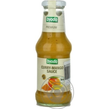 Соус Byodo Organic каррі-манго 250мл купити, ціни на МегаМаркет - фото 1