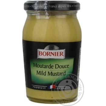 mustard mustard bornier delicate 210g glass jar France - buy, prices for - photo 5