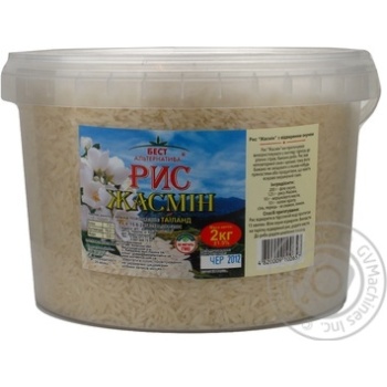 Groats rice jasmine Best alternativa long grain white 2000g bucket - buy, prices for MegaMarket - photo 4