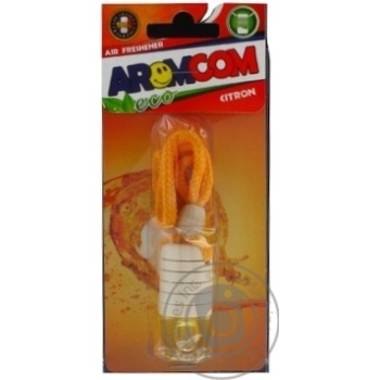 AromCom Lemon Air Freshener 4ml - buy, prices for MegaMarket - photo 1