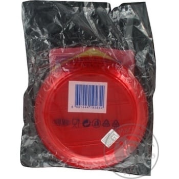 plate bibo red plastic 10pcs 21.5cm Turkey - buy, prices for - photo 3