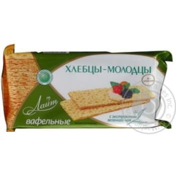 Crispbread Hlebtsy-udal'tsy waffle green tea 70g - buy, prices for NOVUS - photo 5