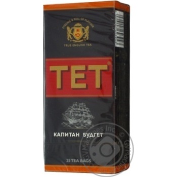 Tea TET Captain Vudget 25x2g teabags England - buy, prices for NOVUS - photo 5