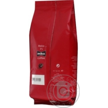 Natural roasted coffee beans Miko Classic 1000g Belgium - buy, prices for - photo 2