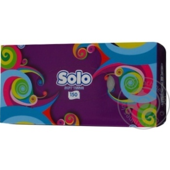 Napkins Solo 150pcs in a box - buy, prices for MegaMarket - photo 1