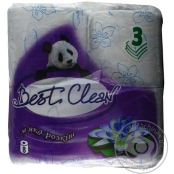 Toilet paper Beat clean white 8pcs 900g Ukraine - buy, prices for NOVUS - photo 4