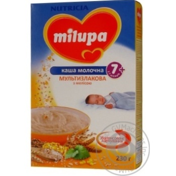 Baby multigrain milk porridge Milupa with melissa for 7+ months babies 230g Poland - buy, prices for NOVUS - photo 2