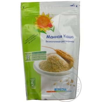 Baby semolina dairy-free porridge Remediya for 5+ months babies 200g Israel - buy, prices for MegaMarket - photo 5