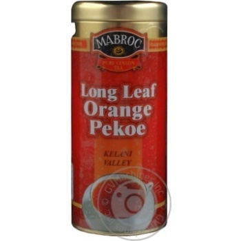 Black tea Mabroc Orange Pekoe Kelani Valley 150g can Sri Lanka - buy, prices for - photo 2
