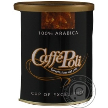Natural roasted ground coffee Caffe Poli 100% Arabica 250g Italy - buy, prices for MegaMarket - photo 3