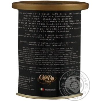 Natural roasted ground coffee Caffe Poli 100% Arabica 250g Italy - buy, prices for MegaMarket - photo 2
