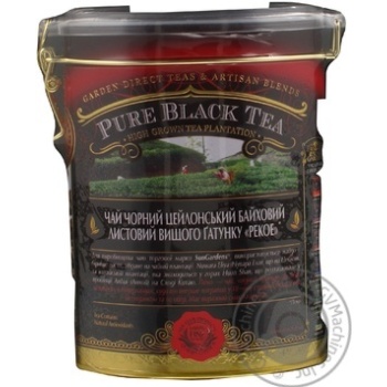 Black pekoe tea Sun Gardens Pekoe 150g can Ukraine - buy, prices for MegaMarket - photo 2