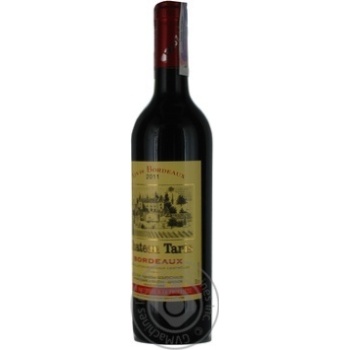 Wine Chateau taris 12% 750ml glass bottle Bordeaux France - buy, prices for NOVUS - photo 2