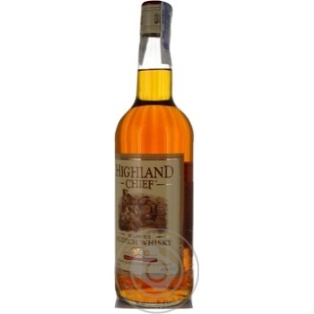 Віскі Highland Chief Blended 3yo 40% 1л х12 купить, цены на МегаМаркет - фото 2