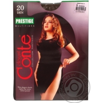 Колготы женские Conte Prestige 20ден р.5 Mocca - купить, цены на ULTRAMARKET - фото 5