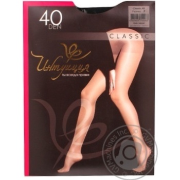 Колготи Інтуїція Classic троянда 40den купити, ціни на МегаМаркет - фото 5