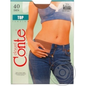 Колготи Conte Top 40 Den р.3 natural шт купити, ціни на МегаМаркет - фото 7