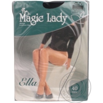 Колготи Magic Lady Ella жіночі чорні 40ден 2р - купити, ціни на МегаМаркет - фото 1