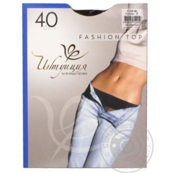 Колготи Інтуїція Fashion Top фіалка 40den купить, цены на МегаМаркет - фото 3