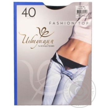 Колготи Інтуїція Feshion Top Фіалка 40den купити, ціни на МегаМаркет - фото 1
