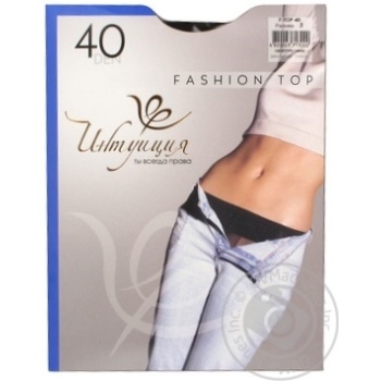 Tights Intuitsia cacao deniers for women 40den 3size - buy, prices for MegaMarket - photo 3
