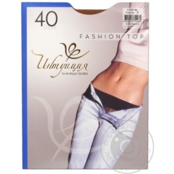 Колготи Інтуїція Fashion Top фіалка 40den купити, ціни на МегаМаркет - фото 3