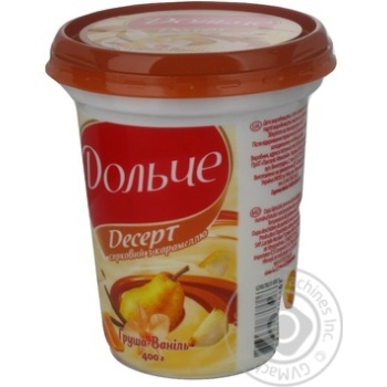 Dessert Dolce curd vanilla 4% 400g plastic cup Ukraine - buy, prices for NOVUS - photo 3