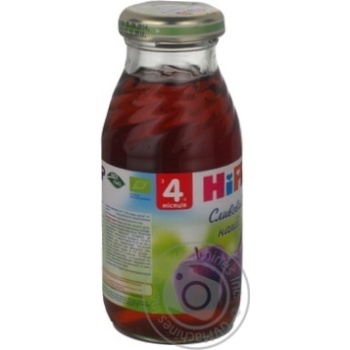 Drink enriched with vitamin C HiPP plum for 4+ months babies 200ml - buy, prices for NOVUS - photo 3