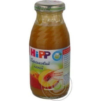 Drink enriched with vitamin C HiPP peach for 4+ months babies glass bottle 200ml Hungary - buy, prices for - photo 10