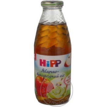 Juice Hipp apple-grapes sugar-free for 4+ months babies 500ml glass bottle Hungary - buy, prices for - photo 13