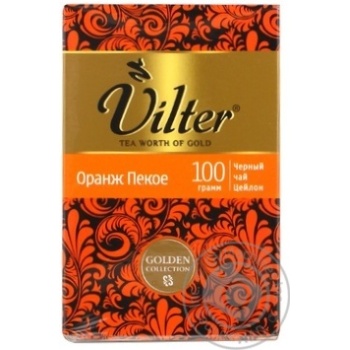 Чай Vilter Orange Pekoe Tea 100г купить, цены на МегаМаркет - фото 1