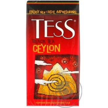 Black pekoe tea Tess Ceylon 25х2g teabags Ukraine - buy, prices for - photo 1