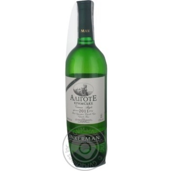 Wine aligote Inkerman 13% 750ml glass bottle Ukraine - buy, prices for NOVUS - photo 2