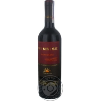 Вино Sunrise Carmenere красное сухое 12% 0,75л - купить, цены на - фото 11