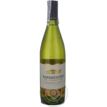 Вино Sarmientos Chardonnay біле сухе 0.75л х6 купити, ціни на МегаМаркет - фото 1