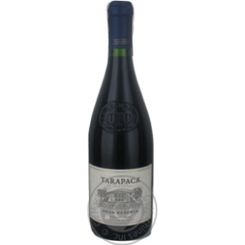 Вино Tarapaka Gr. Reserva Merlot червоне сухе 0,75л x3 купить, цены на МегаМаркет - фото 1