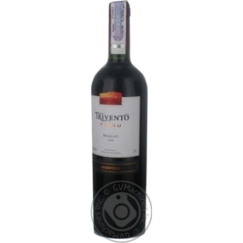 Wine merlot Trivento red dry 14% 2009year 750ml glass bottle Argentina - buy, prices for MegaMarket - photo 8