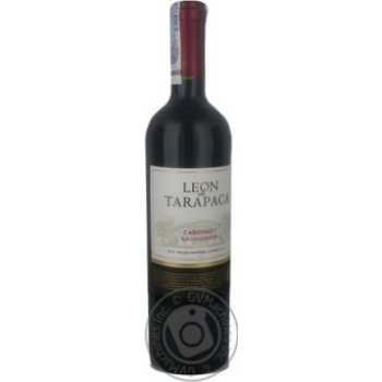 Вино Leon de Tarapaca Cabernet Sauvignon червоне сухе 0.75л х6 купить, цены на МегаМаркет - фото 2