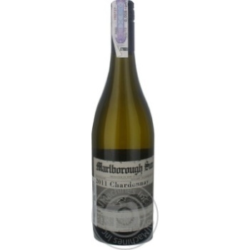 Wine chardonnay Marlboro Sun white dry 13% 750ml glass bottle - buy, prices for MegaMarket - photo 1
