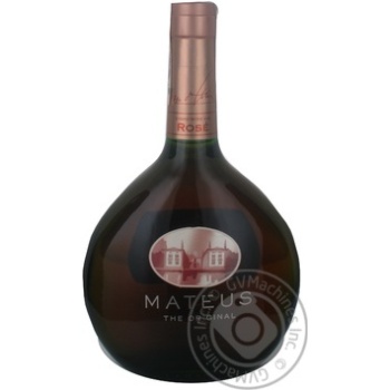Wine pink semidry 11% 750ml glass bottle - buy, prices for MegaMarket - photo 1
