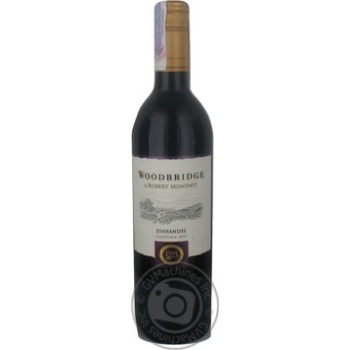 Вино Robert Mondavi Zinfandel Woodbridge червоне сухе 0.75л х6 купить, цены на МегаМаркет - фото 1