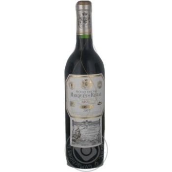 Вино Marques de Riscal Reserva червоне сухе 0.75л купити, ціни на МегаМаркет - фото 1