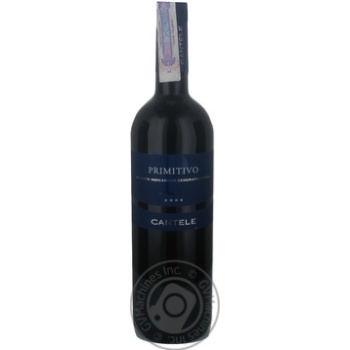 Вино Cantele Primitivo Saleno червоне сухе 0.75л х6 купити, ціни на МегаМаркет - фото 1