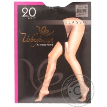 Intuitsiya Women's Tights Classic 20 den 5 gray - buy, prices for MegaMarket - photo 2