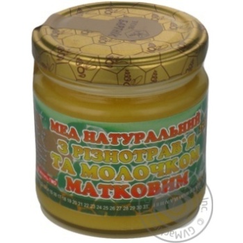 Мед натуральний з молочком матковим 250г Бартнік купити, ціни на МегаМаркет - фото 1