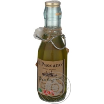 Олія il Paesano оливкова Extra Vergine н/ф 0,25л х12 купить, цены на МегаМаркет - фото 1