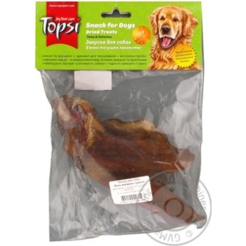 Topsi for dogs dried beef ears 60g - buy, prices for NOVUS - photo 2