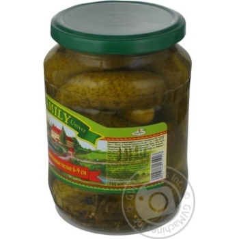 vegetables cucumber family canned 720ml glass jar - buy, prices for - photo 14